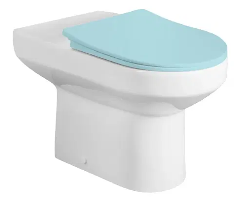 Kúpeľňa AQUALINE - VERMET WC kombi misa, zadný/spodný odpad, biela VR038-432
