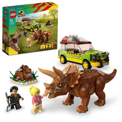 Hračky LEGO Jurassic World LEGO - Výskum triceratopsa