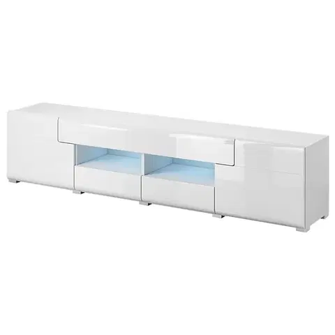 Všetky produkty TV stolík Toledo 40 2d4s biela laminat/biela lesk