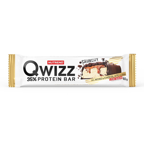 Proteíny Proteínová tyčinka Nutrend Qwizz Protein Bar 60g mandľa+čokoláda