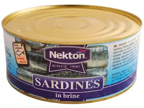 Zdravé potraviny Nekton Sardinky vo vlastnej šťave JADRAN 900 g