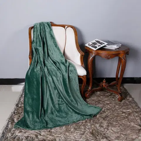 Jednofarebné deky Deka Laguna 170x220 zelená