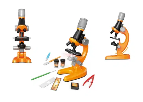 Hračky prístroje a vedecké prístroje WIKY - Mikroskop so svetlom 23 cm