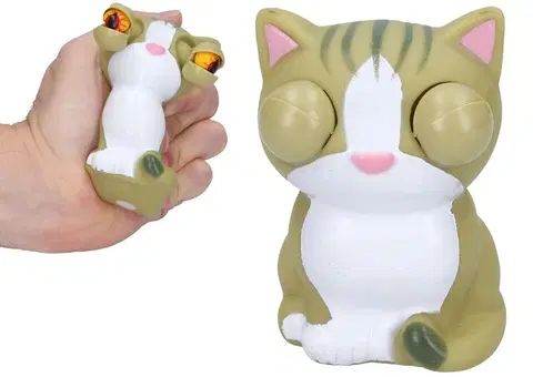 Hračky WIKY - Stláčacie zvieratko Mačka 8cm