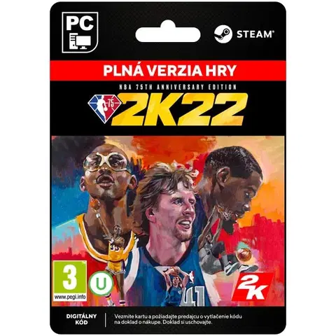 Hry na PC NBA 2K22 (75th Anniversary Edition) [Steam]