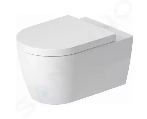 Záchody DURAVIT - ME by Starck Závesné WC s doskou SoftClose, Rimless, HygieneGlaze, biela 45790920A1
