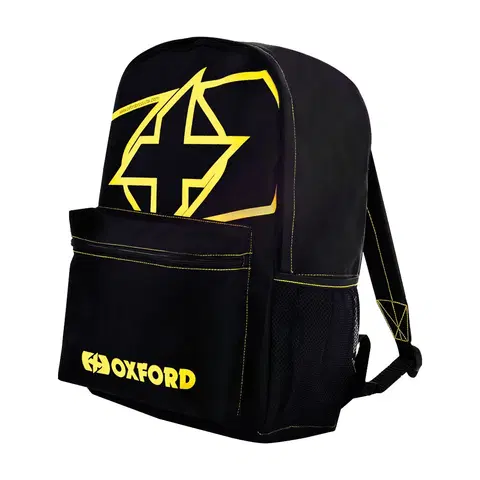 Batohy Batoh Oxford X-Rider Essential Backpack čierny/fluo žltý 15l