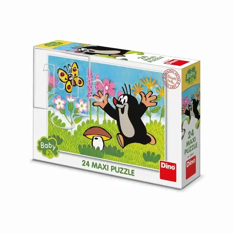 Hračky puzzle DINO - Krtko A Hríb 24 Maxi Puzzle