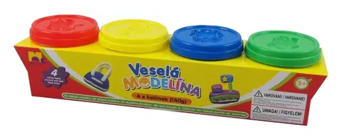 Kreatívne a výtvarné hračky KIDS TOYS - Plastelína 4X 140G Rôzne Farby