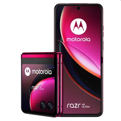 Mobilné telefóny Motorola Razr 40 Ultra, 8/256GB, Viva Magenta
