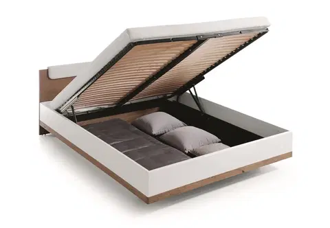 Postele TARANKO Como CM 160 úložný priestor k posteli čierna / prírodná