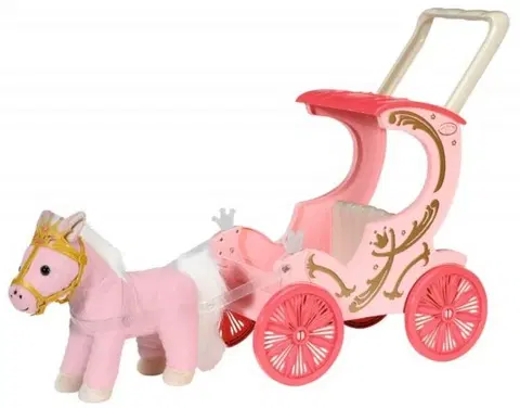 Hračky bábiky ZAPF CREATION - Baby Annabell Little Sweet Kočiar s poníkom