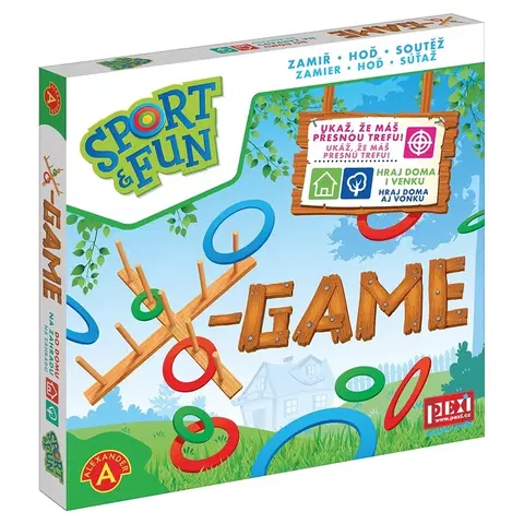 Hračky rodinné spoločenské hry PEXI - Sport&Fun X-GAME