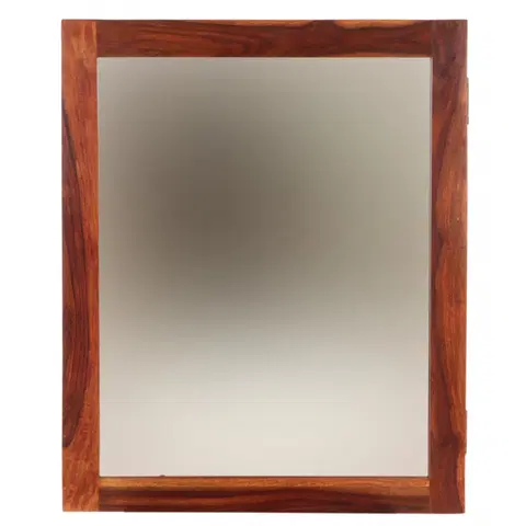Zrkadlá Skrinka so zrkadlom do kúpeľne Jali 50x60x15 indický masív palisander
