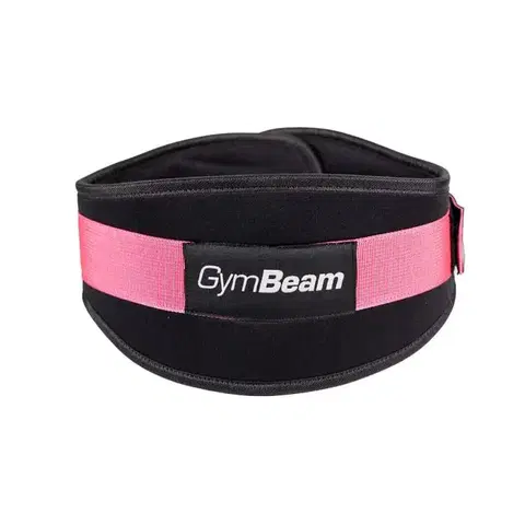 Opasky na cvičenie GymBeam Fitness neoprenový opasok LIFT Black & Pink  S