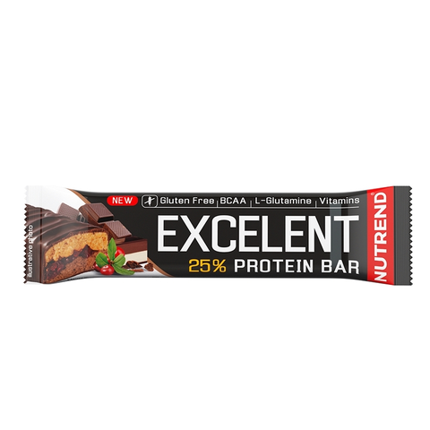 Proteíny Proteínová tyčinka Nutrend Excelent Bar Double, 85 g citron+tvaroh+malina s brusnicami