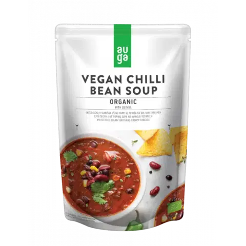 Hotové jedlá Auga BIO Fazuľová polievka s chilli 400 g