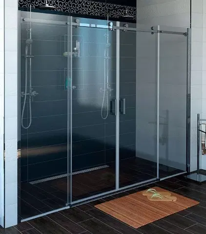 Sprchovacie kúty GELCO - DRAGON sprchové dvere 1800, číre sklo GD4810