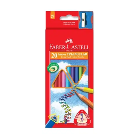 Hračky FABER CASTELL - Pastelky Grip 20 farieb