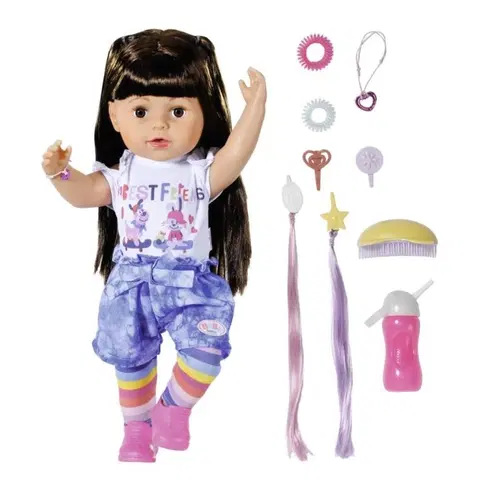 Hračky bábiky ZAPF - Staršia sestrička BABY born, brunetka, 43 cm
