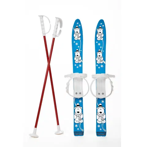 Zjazdové lyže Baby Ski 70 cm - detské plastové lyže - modré