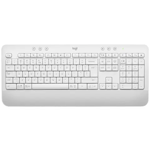 Klávesnice Logitech K650 Signature bezdrôtová klávesnica, CZSK, Off White 920-010979