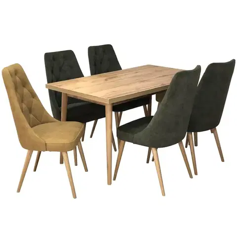 Jedálenské stoly Rozkladací stôl St-02 140/180x80cm D.Wotan
