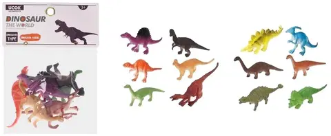 Hračky - figprky zvierat WIKY - Zvieratká figúrky dinosaury 6 ks set 10 cm
