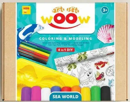 Kreatívne a výtvarné hračky FAR FAR LAND - Woow kreatívny set 4in1 Morský svet