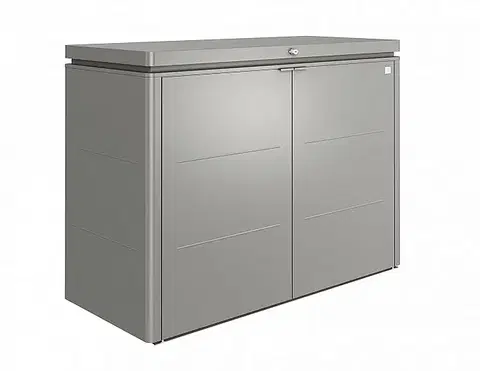 Úložné boxy Biohort Multiúčelový úložný box HighBoard 200 x 84 x 127 (sivý kremeň metalíza) 200 cm (3 krabice)