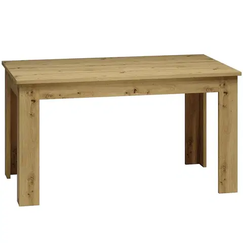 Jedálenské stoly Rozkladací stôl Artis 140/180x82cm dub artisan