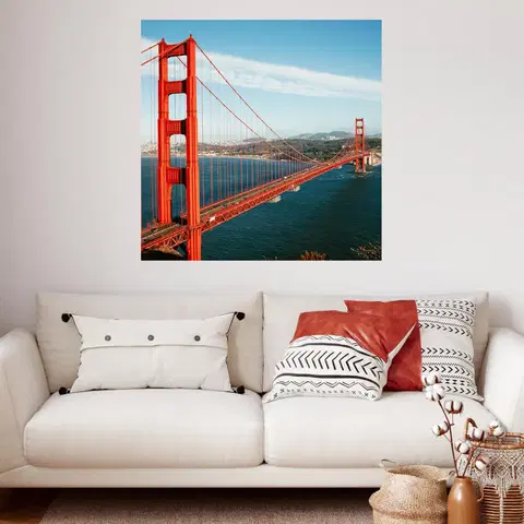 Nálepky na stenu Nálepka na stenu z fotky - Golden Gate Bridge