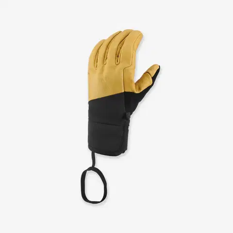 rukavice Lyžiarske rukavice na freeride 550 medovo-čierne