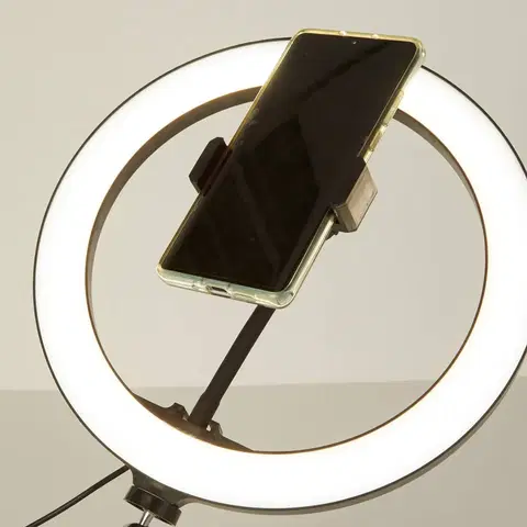 Stolové lampy Searchlight LED svietidlo Selfie Tripod, držiak mobilu USB CCT