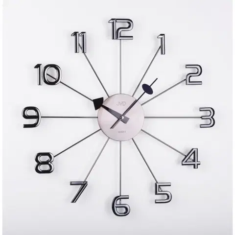 Hodiny Dizajnové nástenné hodiny JVD HT072.1, antracit 49cm