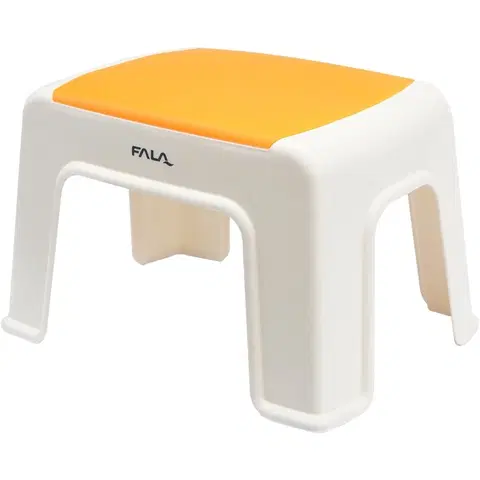 Kúpeľňový nábytok Fala Plastová stolička 30 x 20 x 21 cm, oranžová