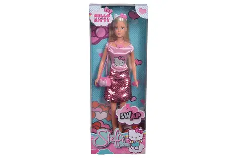 Hračky bábiky SIMBA - Bábika Steffi HK Swap