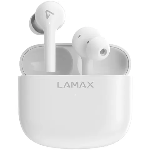 Slúchadlá LAMAX Trims1 bezdrôtové slúchadlá, biele LMXTRW1