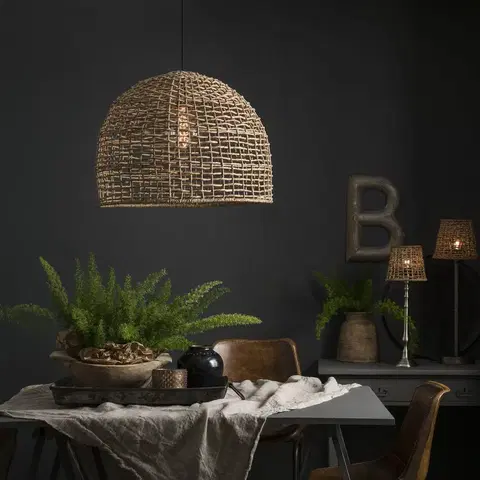 Závesné svietidlá PR Home PR Home Cebu závesné svietidlo lampakanay Ø 46 cm
