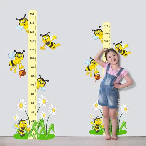 Nálepky na stenu Nálepka - Meter Včielky 150cm