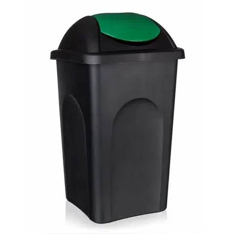 Odpadkové koše VETRO-PLUS Kôš odpadkový MP 60 l, zelené veko