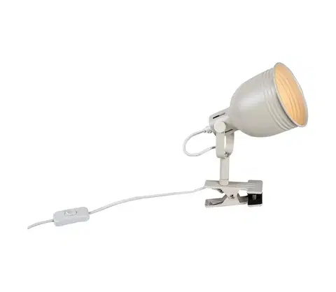 Lampy Rabalux Rabalux 3093 - Lampa s klipom 1xE14/25W/230V béžová 