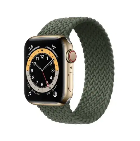 Príslušenstvo k wearables COTEetCI nylónový náramok 125 mm pre Apple Watch 38/40/41 mm, zelený