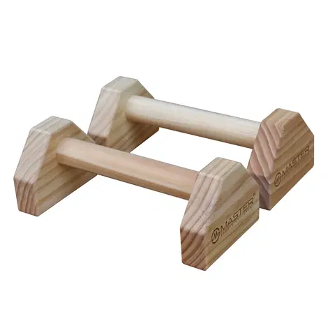 Ostatné fitness náradie Push Up Bar MASTER - podpera na kliky drevené stálky 30 x 13 x 10,5 cm