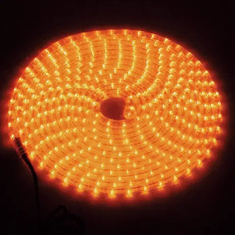 Svetelné hadice Steinigke Showtechnic Lanové svetlo EUROLITE Rubberlight RL1 oranžové 5 m