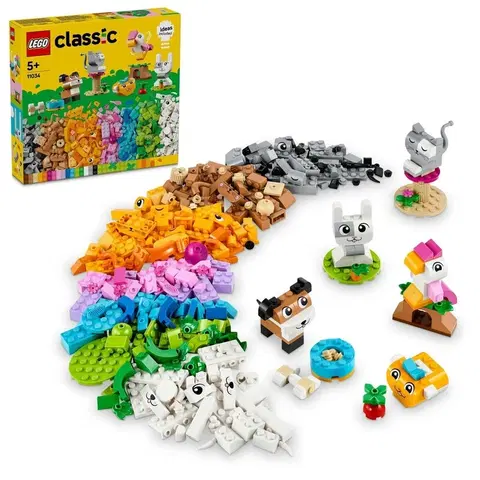 Hračky LEGO Classic LEGO -  Classic 11034 Tvorivé domáce zvieratká