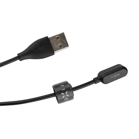 Príslušenstvo k wearables FIXED Nabíjací USB kábel pre HuaweiHonor Band 6, čierny FIXDW-728