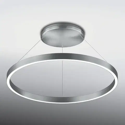 Stropné svietidlá Knapstein Kruhové stropné svietidlo LED v tvare kruhu - stmievateľné