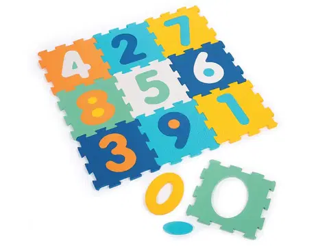 Hračky puzzle LUDI - Puzzle penové 90x90cm Čísla