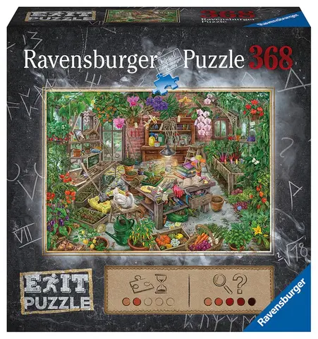 Hračky puzzle RAVENSBURGER - Exit Puzzle: Sklenník 368 dielikov